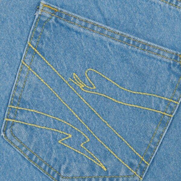 Propaganda Denim Baseball Shorts – Blue Outlet