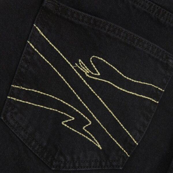 Propaganda Denim Baseball Shorts – Black In Vendita