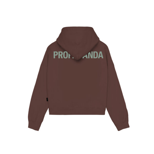 Propaganda Logo Woman Crop Top Hoodie – Mink Italia