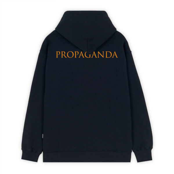 Propaganda Roma Logo Flame Hoodie – Black Moda