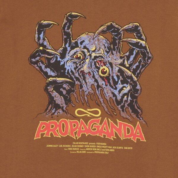 Propaganda Melt Hoodie – Brown Qualità Garantita