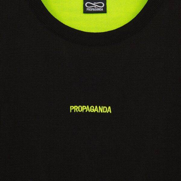 Propaganda Ribs Sweater – Black Vendite Flash
