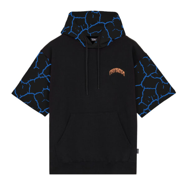 Propaganda Triangle Gorilla Hoodie Short – Black Vendita