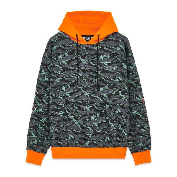 Propaganda Triangle Pain Hoodie – Tiger Camo Spedizione Gratuita