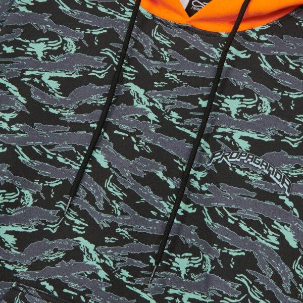 Propaganda Triangle Pain Hoodie – Tiger Camo Spedizione Gratuita