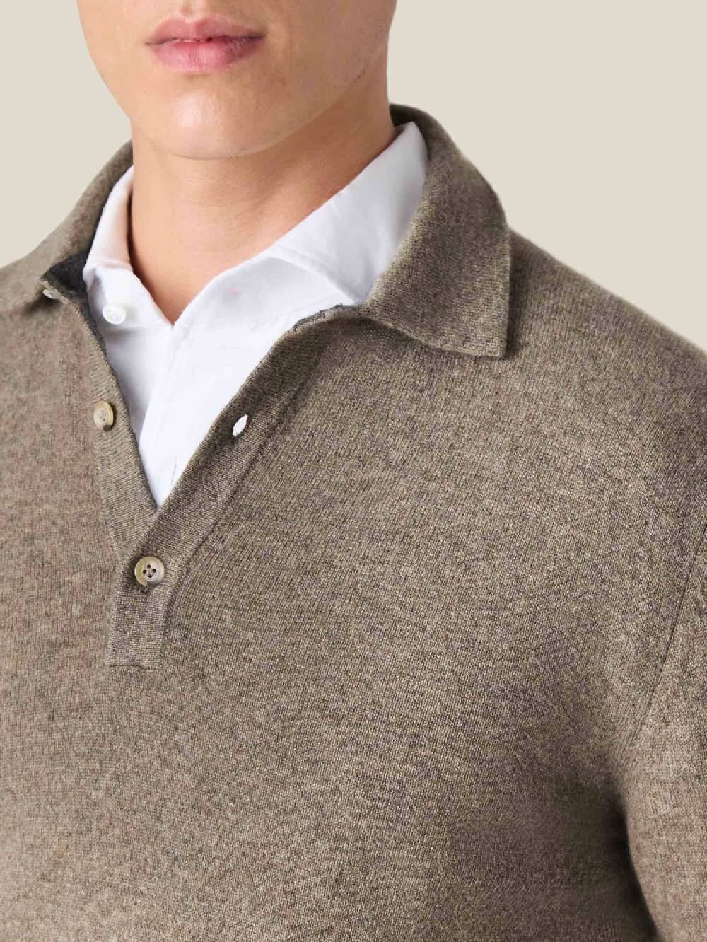 Luca Faloni Polo Sweater2-Ply Cashmere Moda