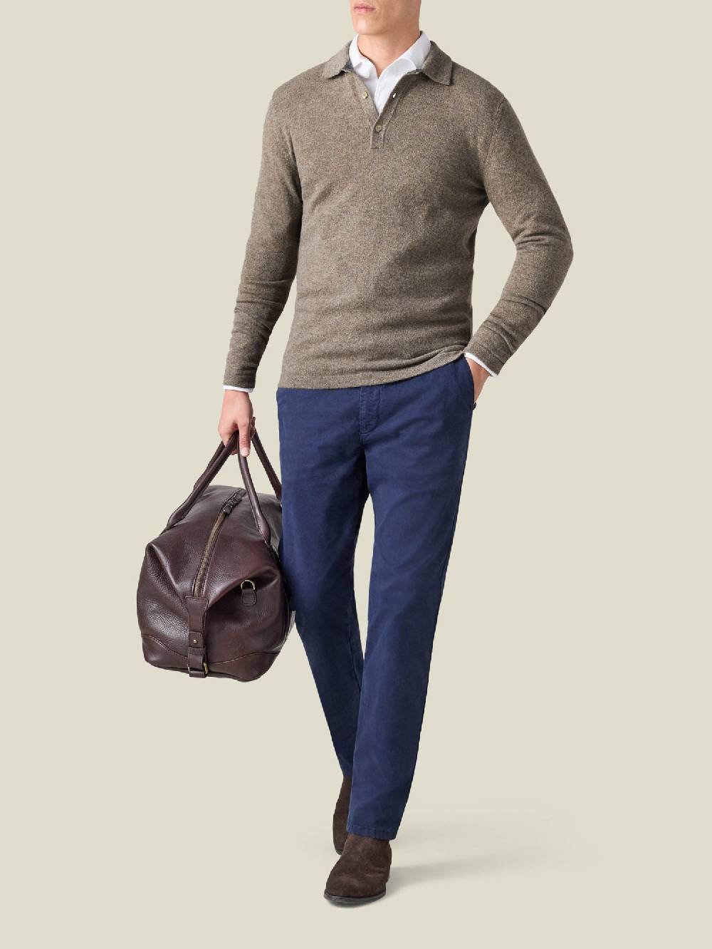 Luca Faloni Polo Sweater2-Ply Cashmere Moda