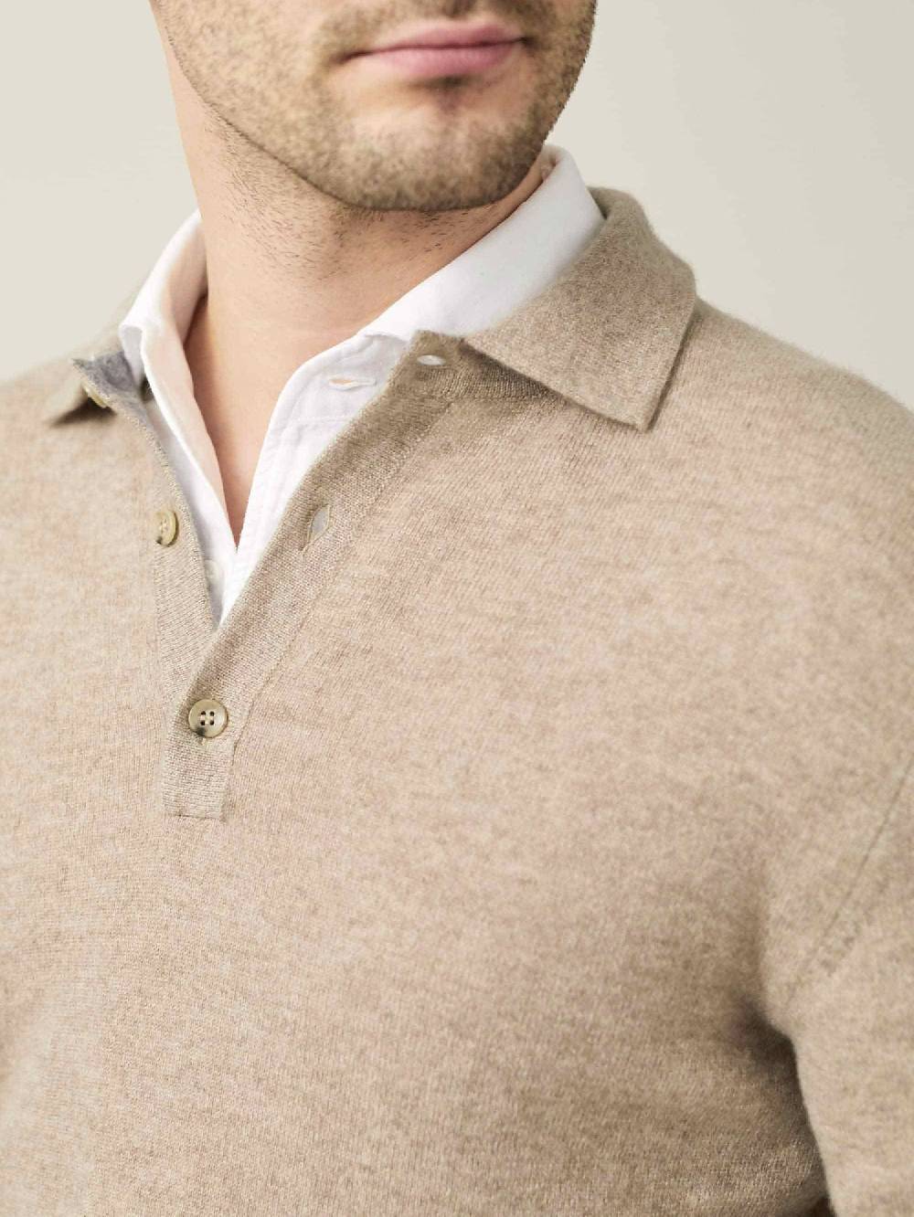 Luca Faloni Polocashmere a 2 fili In Linea