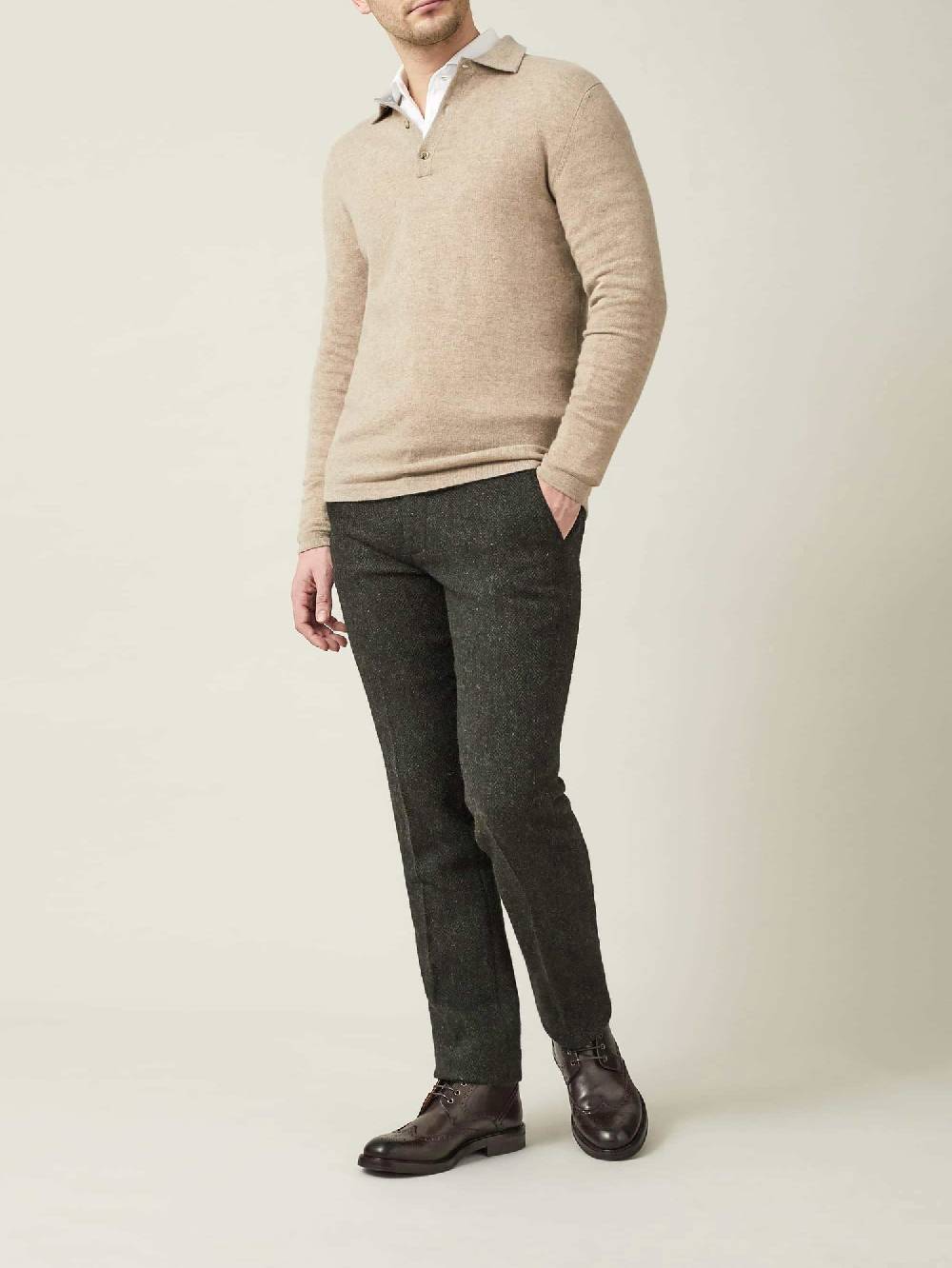 Luca Faloni Polocashmere a 2 fili In Linea