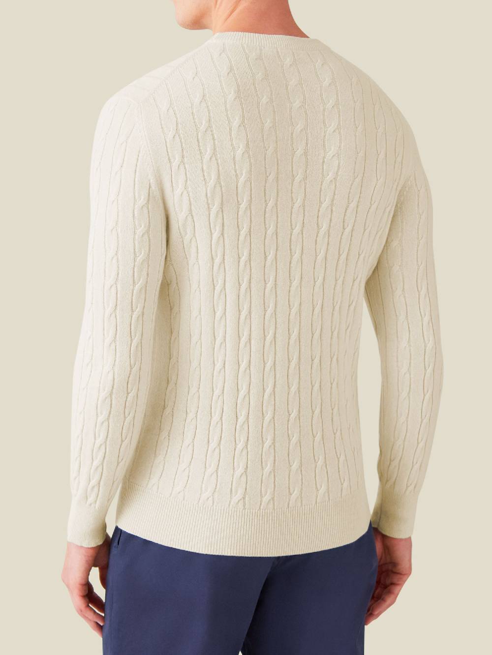 Luca Faloni Maglia a treccecashmere a 2 fili Nuova