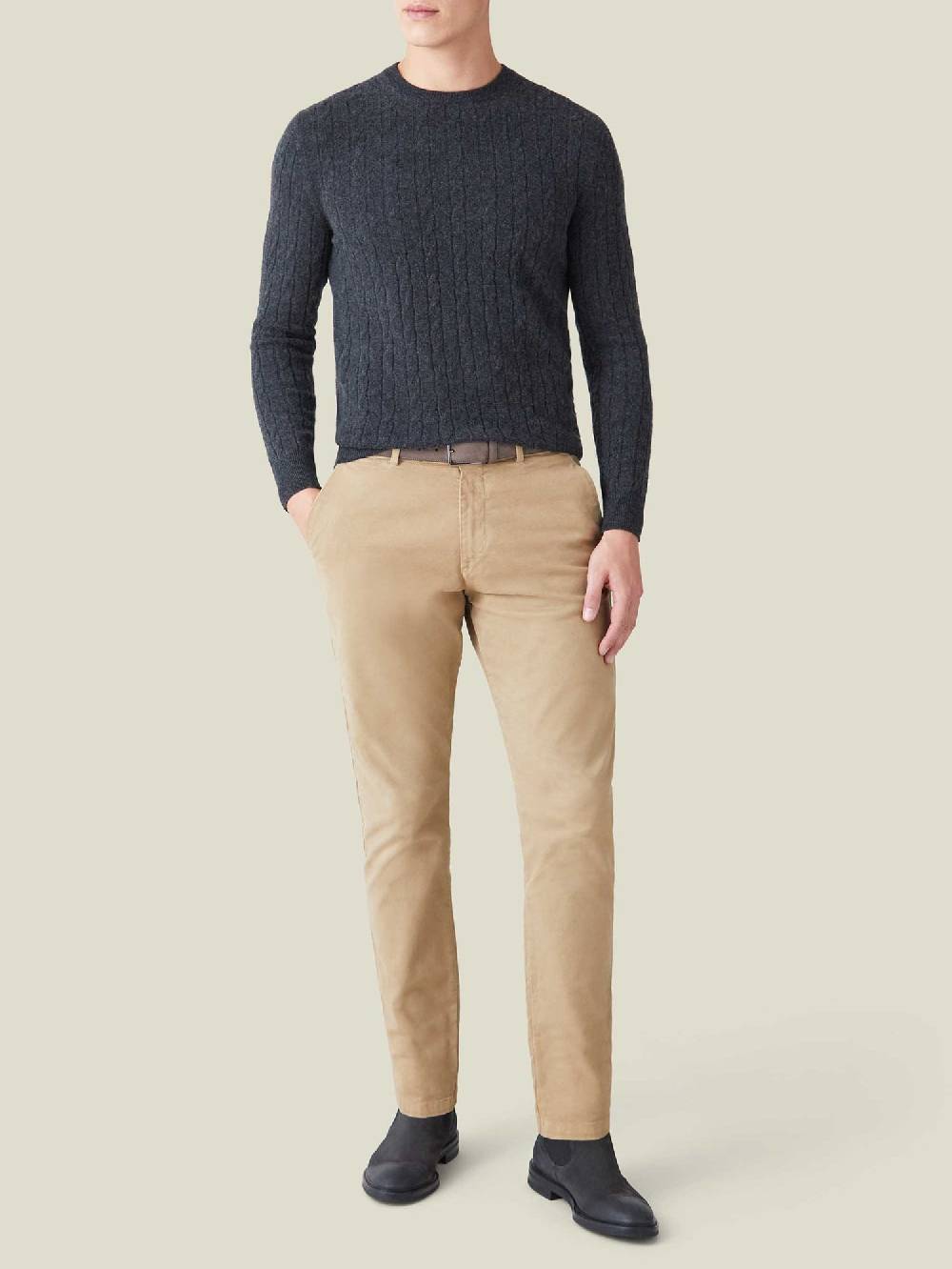 Luca Faloni Maglia a treccecashmere a 2 fili 2025