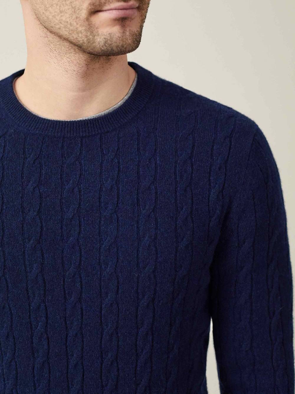 Luca Faloni Maglia a treccecashmere a 2 fili Nuovo