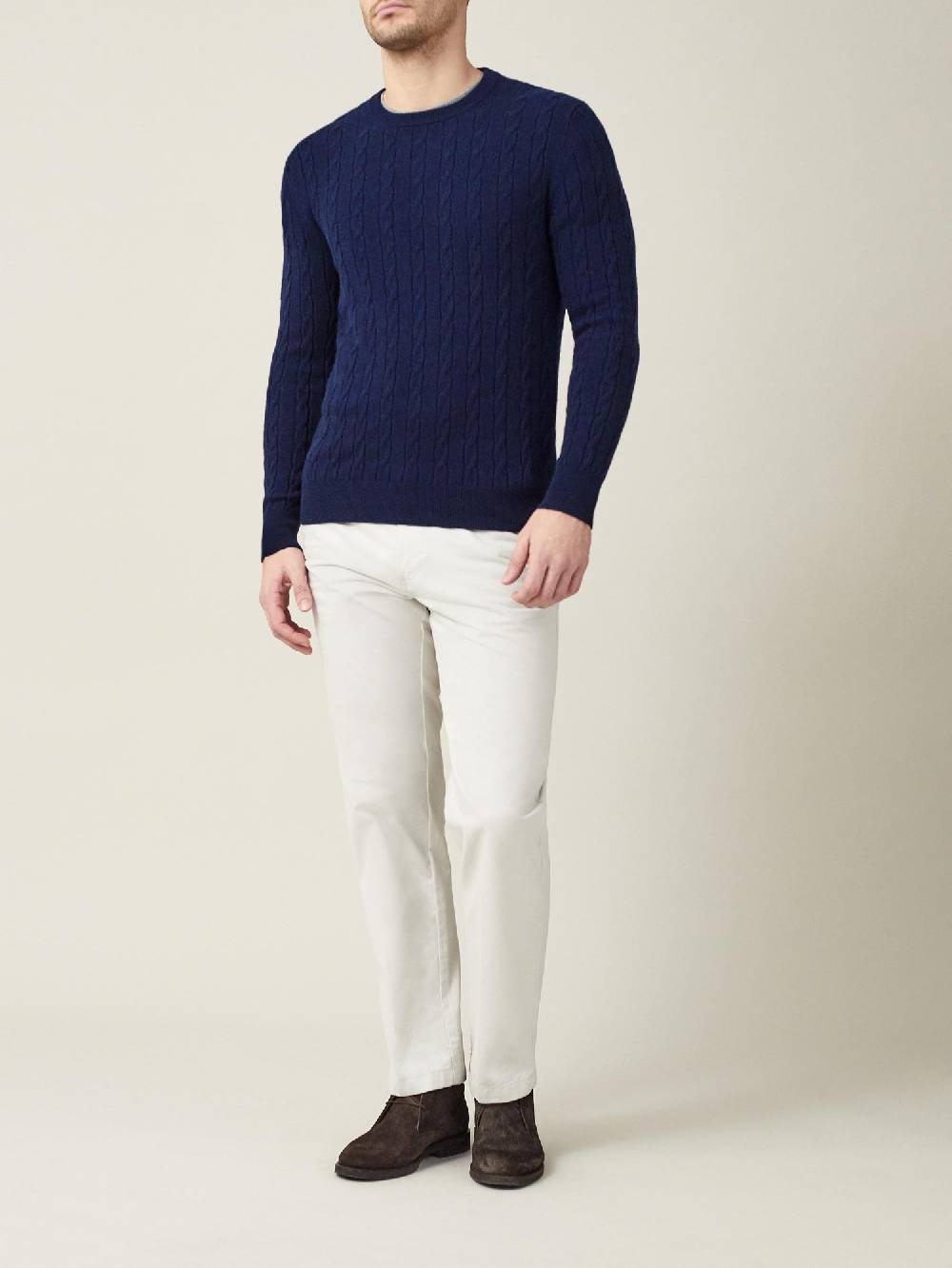 Luca Faloni Maglia a treccecashmere a 2 fili Nuovo