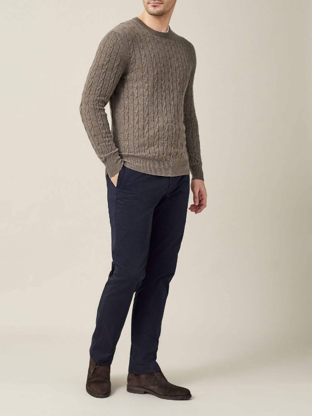 Luca Faloni Maglia a treccecashmere a 2 fili Vendita