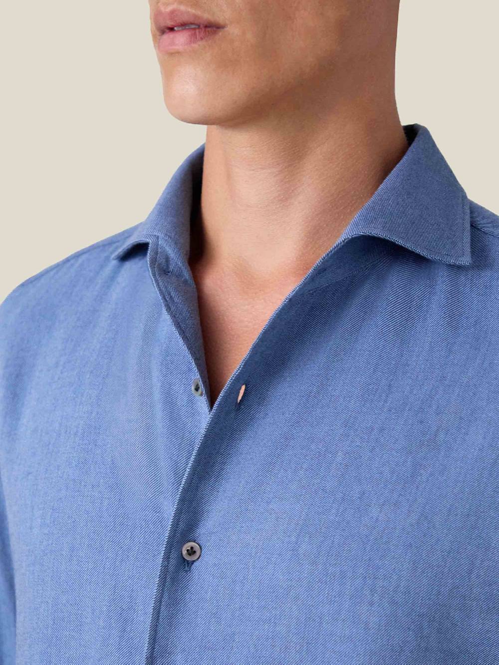 Luca Faloni Classic ShirtCashmere-Cotton Prezzo Ridotto