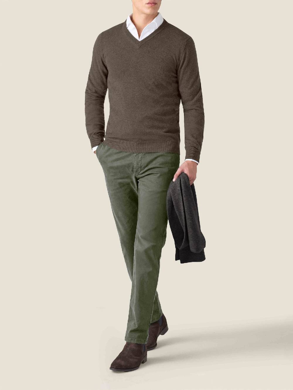 Luca Faloni V Neck2-Ply Cashmere Negozi Online