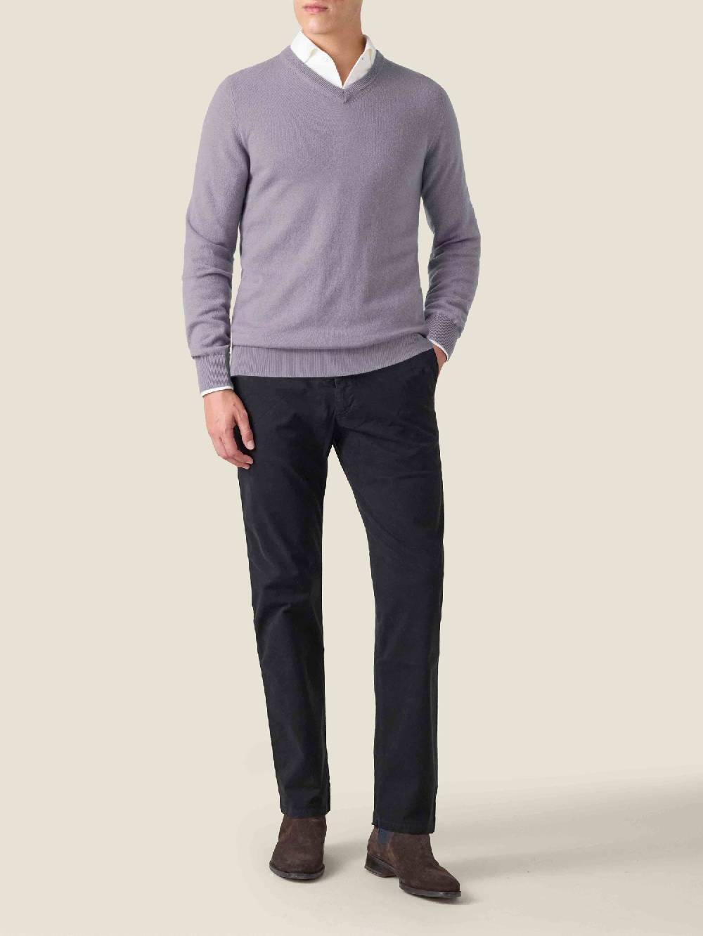 Luca Faloni V Neck2-Ply Cashmere Promozione Limitata