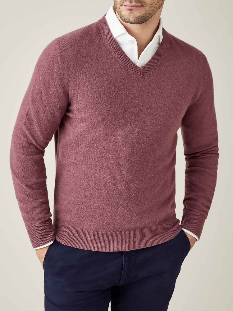 Luca Faloni Scollo a Vcashmere a 2 fili Fino Al -60%