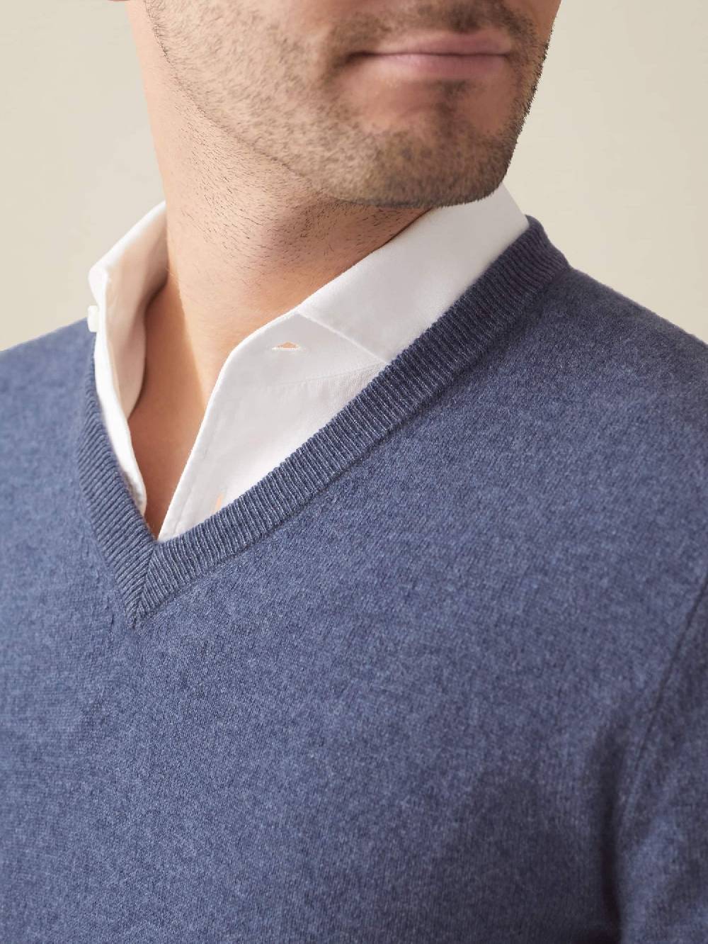 Luca Faloni Scollo a Vcashmere a 2 fili Sottocosto