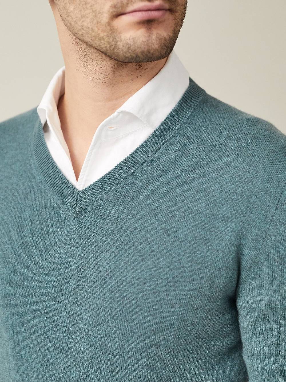 Luca Faloni Scollo a Vcashmere a 2 fili Convenienza