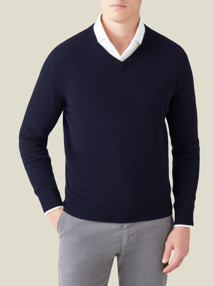 Luca Faloni Scollo a Vcashmere a 2 fili Novità