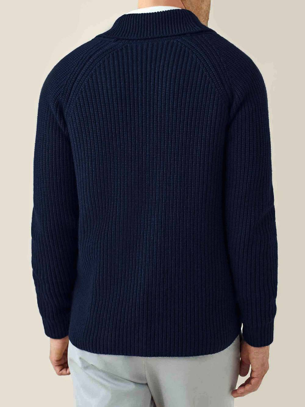 Luca Faloni Cardigan con sciallecashmere a 4 fili Online