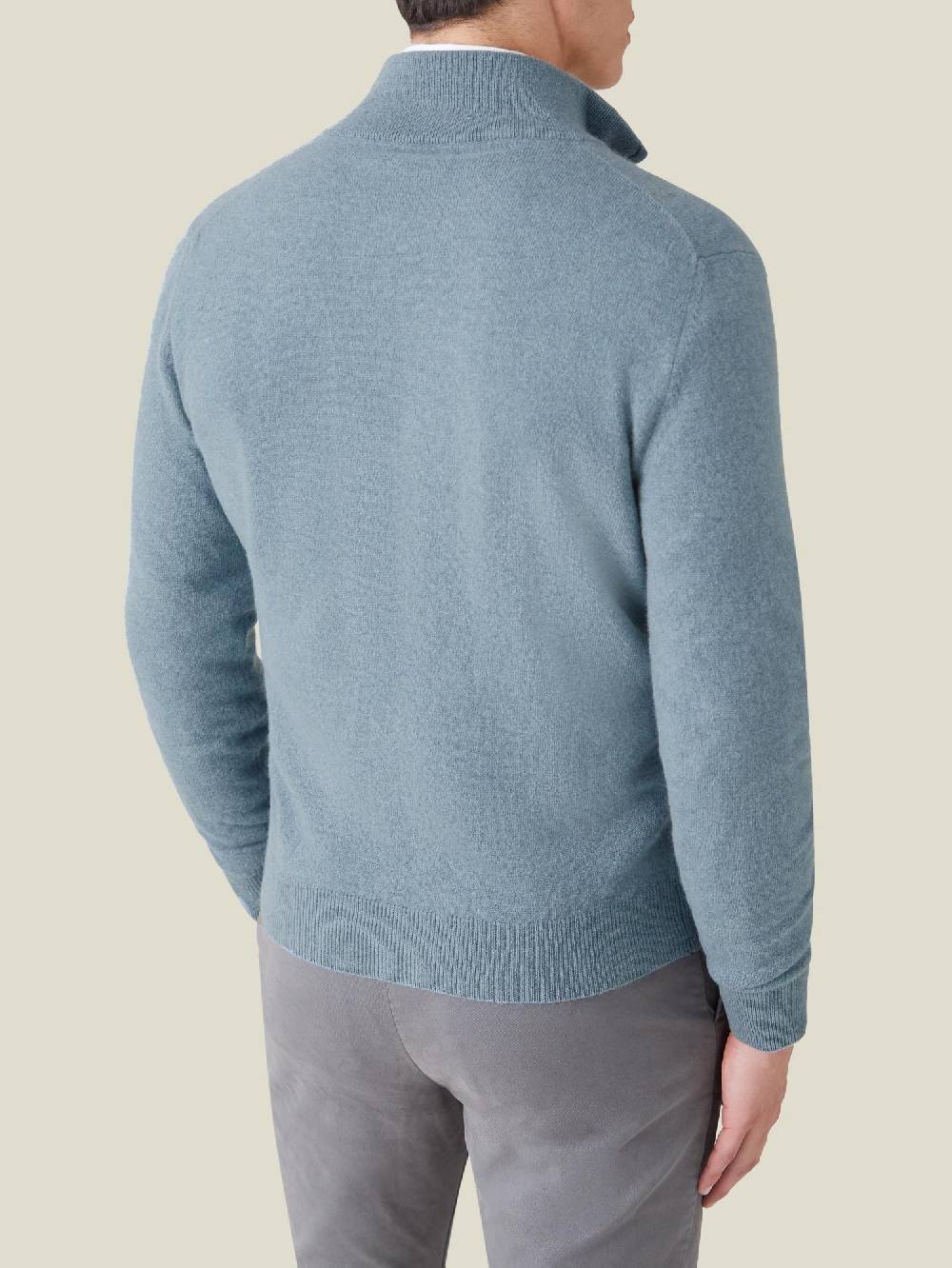 Luca Faloni Zip Cardigancashmere a 2 fili Vendite Flash