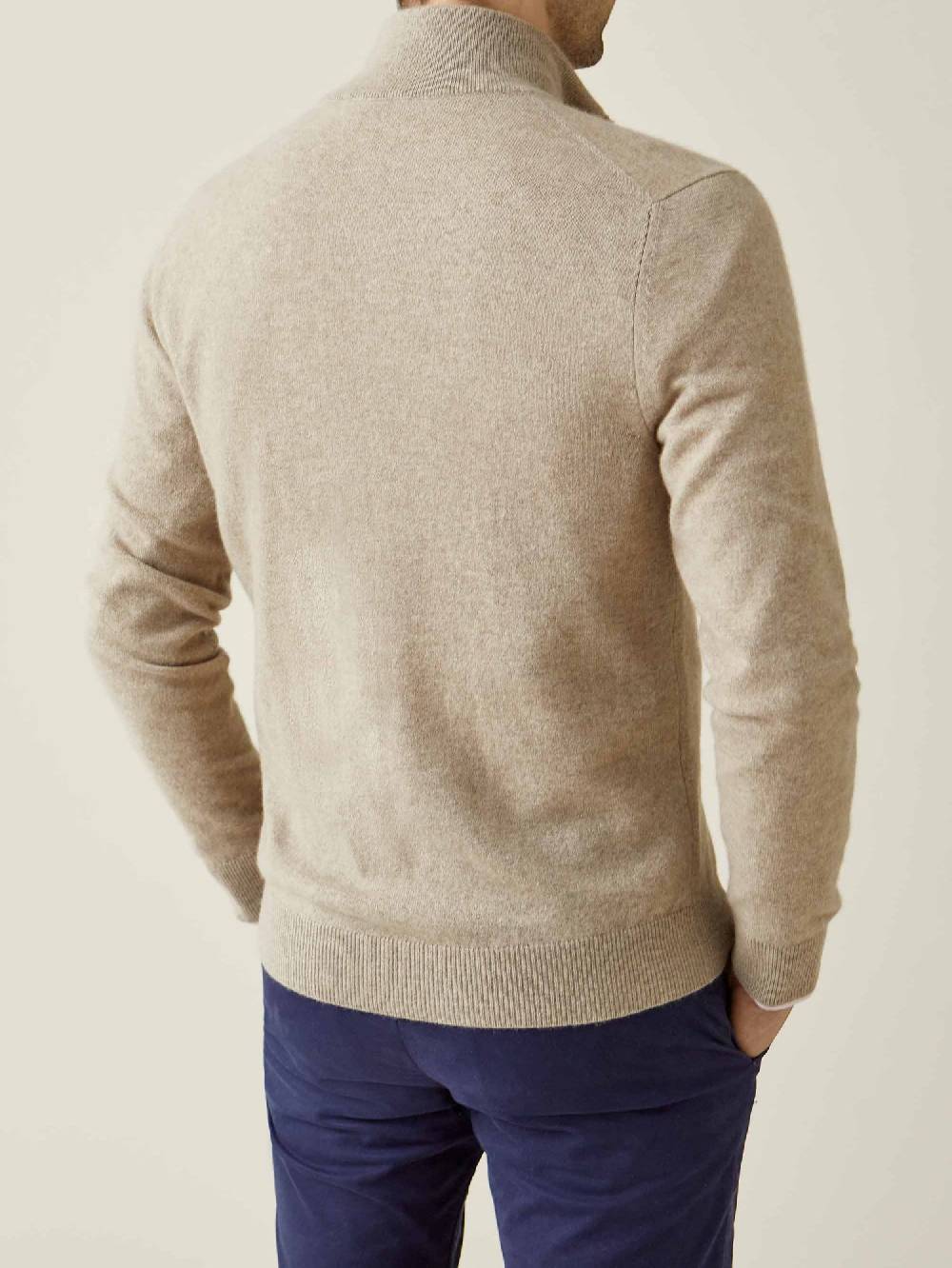 Luca Faloni Zip Cardigancashmere a 2 fili Negozio