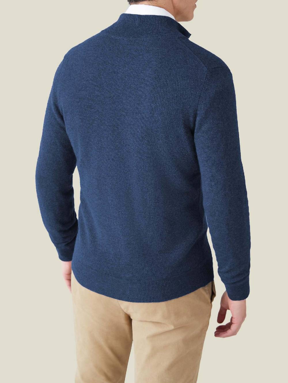 Luca Faloni Zip Cardigancashmere a 2 fili In Saldo