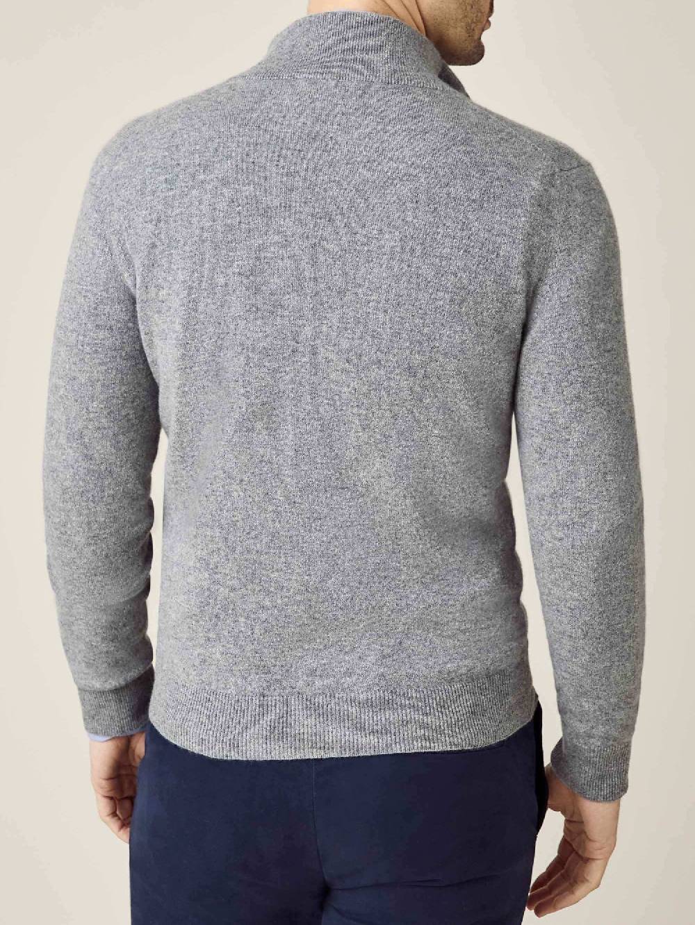 Luca Faloni Zip Cardigancashmere a 2 fili Nuova
