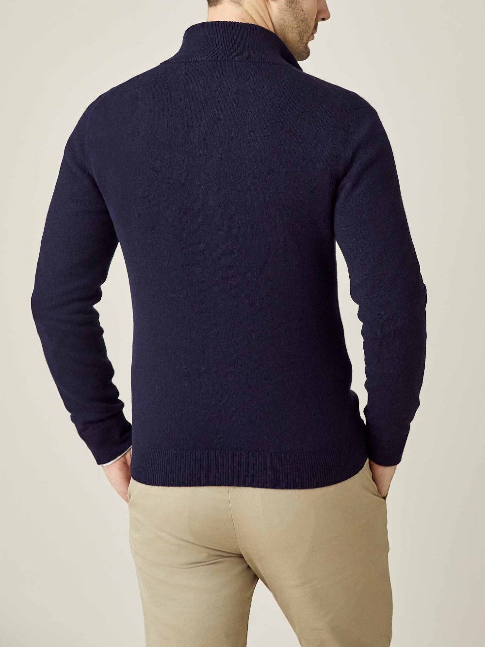 Luca Faloni Zip Cardigancashmere a 2 fili Moda
