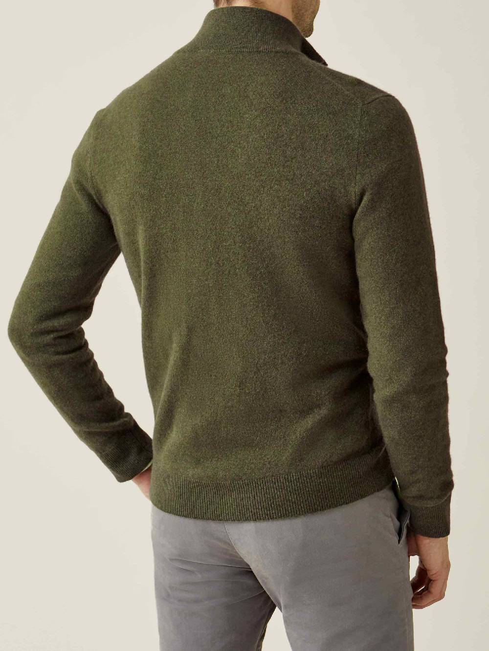 Luca Faloni Zip Cardigancashmere a 2 fili 2025