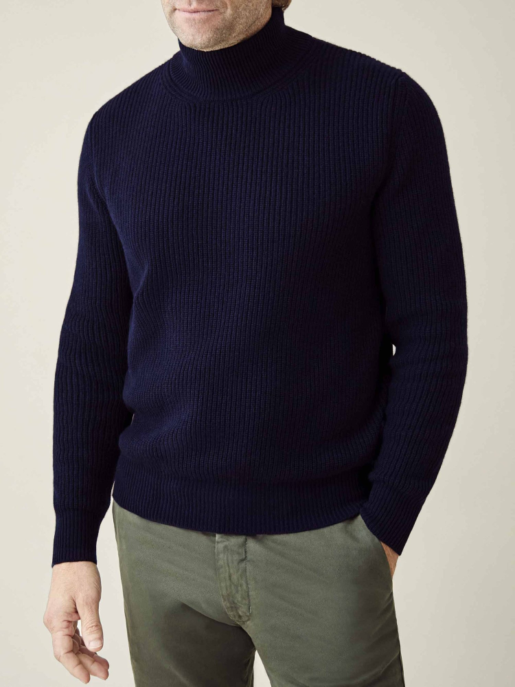 Luca Faloni Collo a lupettocashmere a 4 fili Sconto