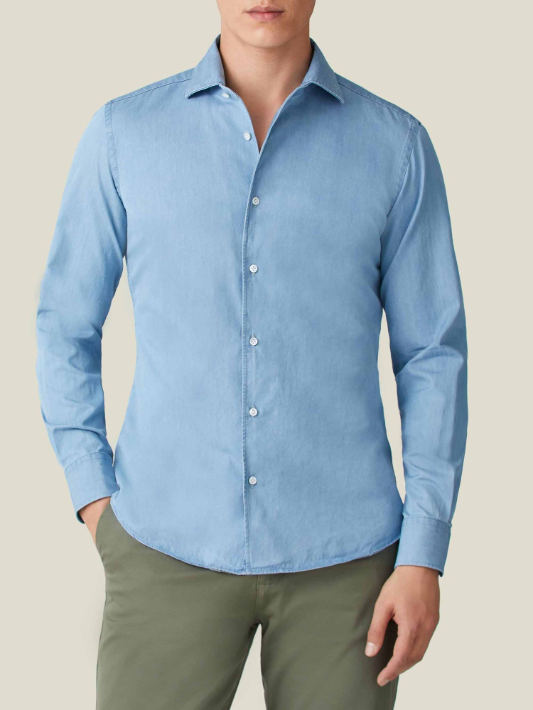 Luca Faloni camicia classicaDenim Moda