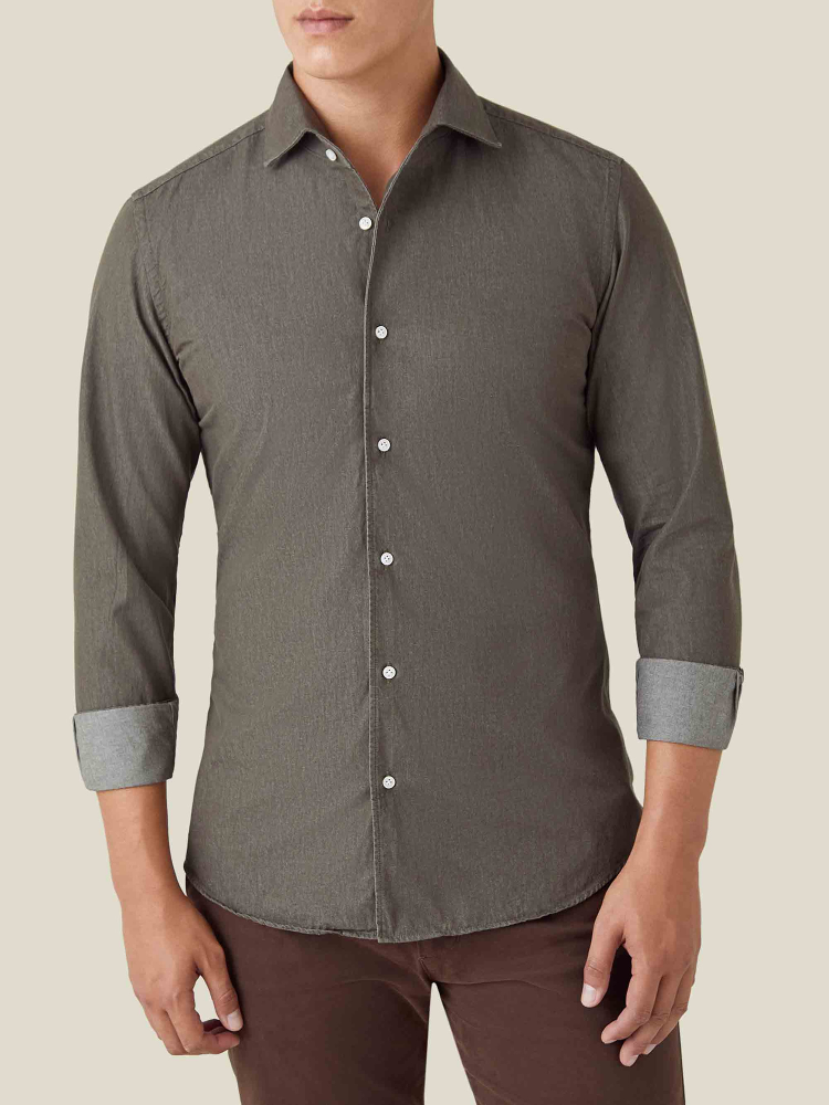 Luca Faloni camicia classicaDenim