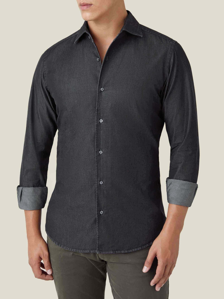 Luca Faloni camicia classicaDenim Soddisfazione Garantita