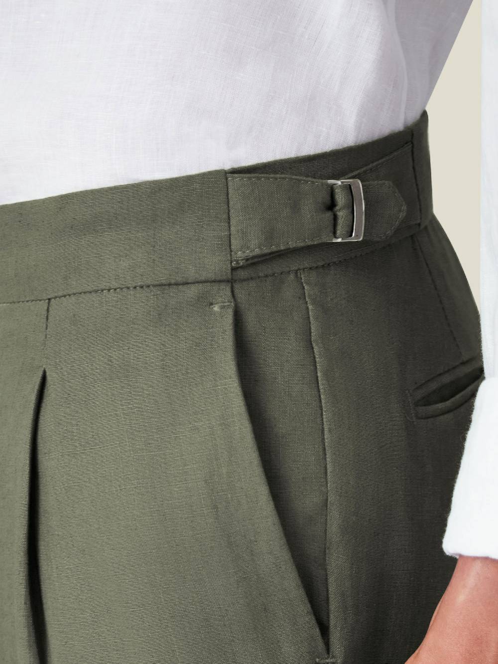 Luca Faloni Elegant TrousersLinen Acquista Ora