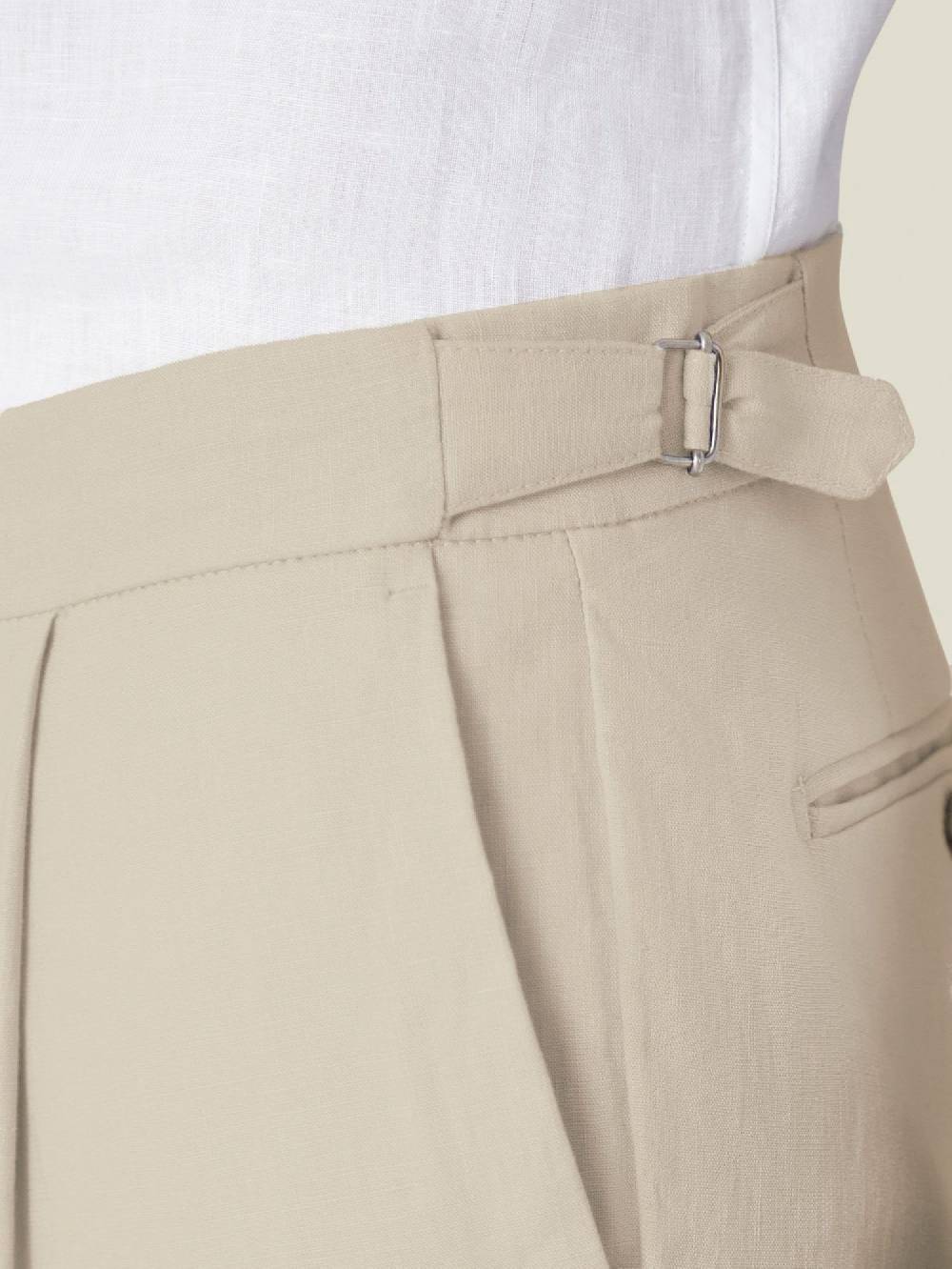 Luca Faloni Elegant TrousersLinen Consegna Veloce