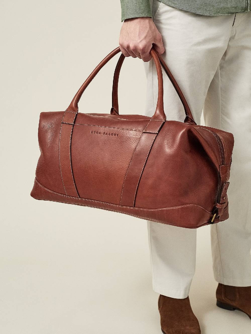 Luca Faloni Borsa da ViaggioPelle Vendite Flash
