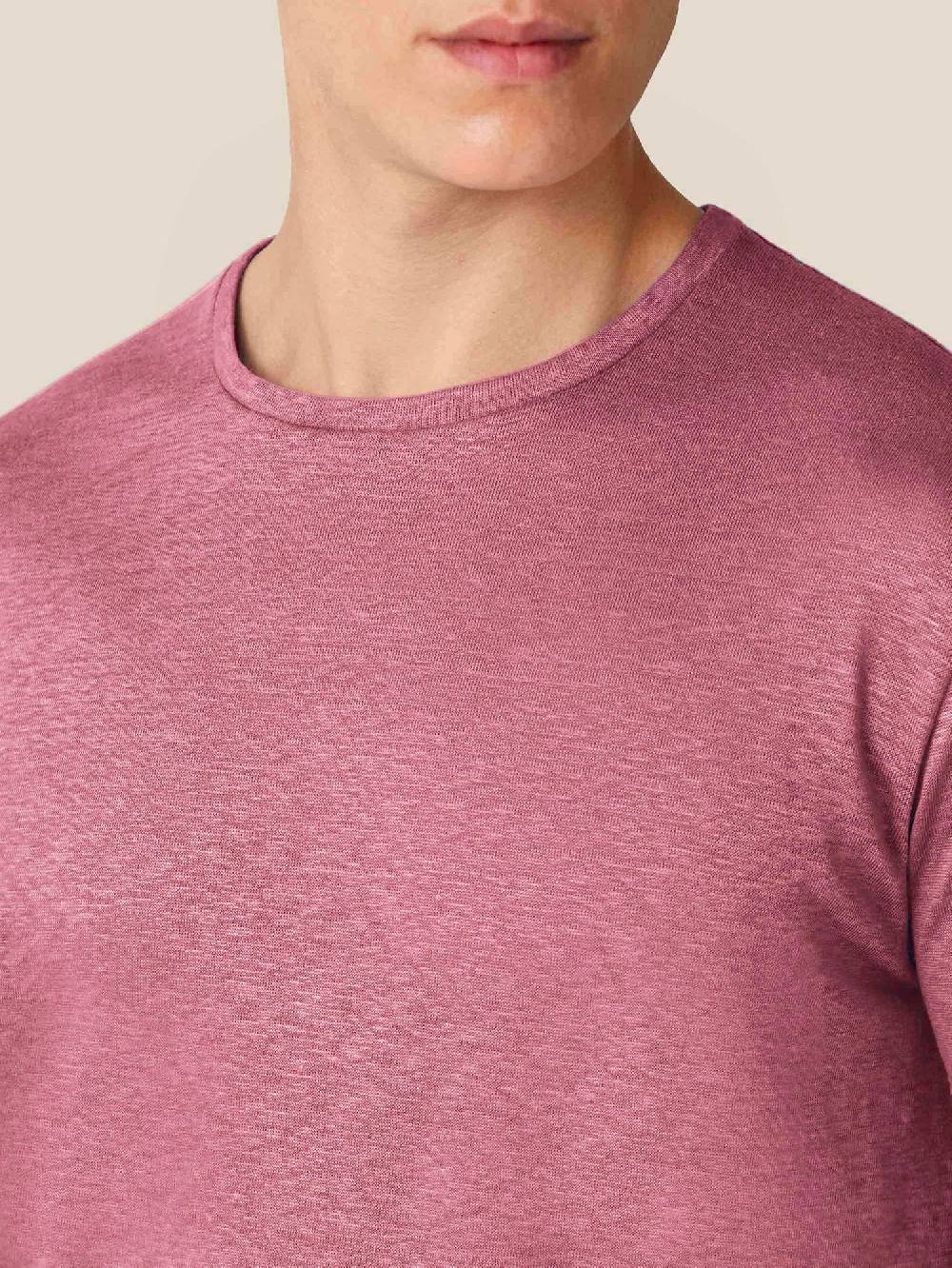 Luca Faloni T-ShirtJersey di Lino Outlet