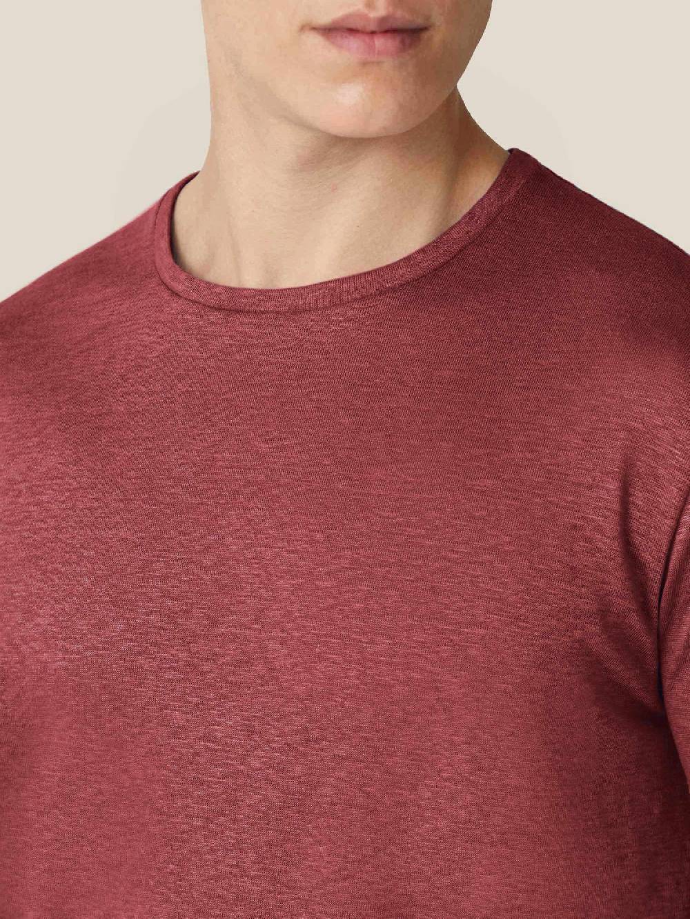 Luca Faloni T-ShirtJersey di Lino Offerte