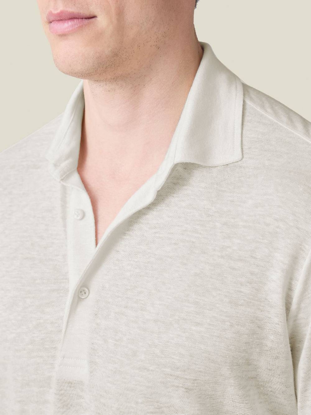Luca Faloni Positano Polo ShirtLinen Jersey Hotsell