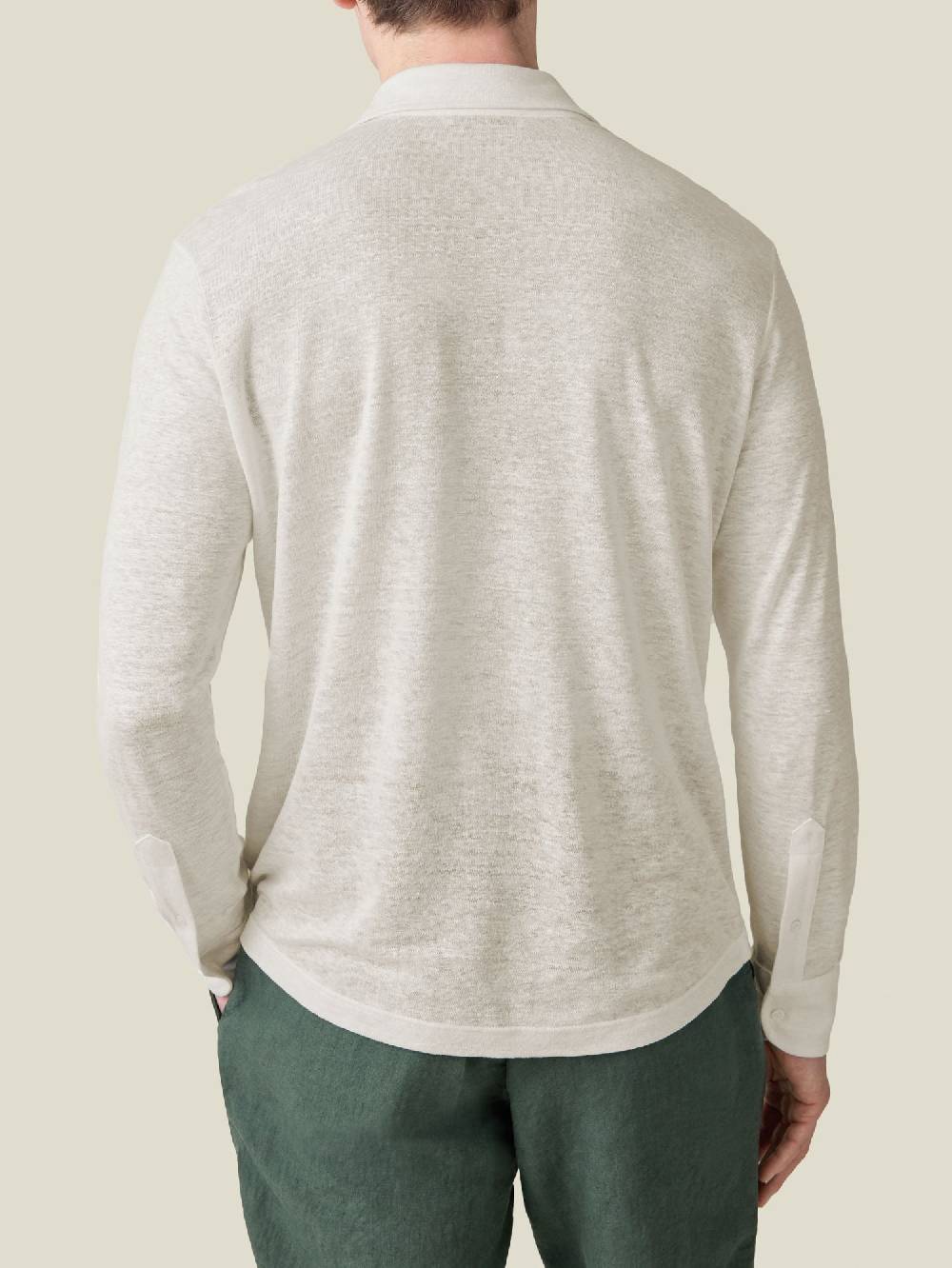 Luca Faloni Positano Polo ShirtLinen Jersey Hotsell