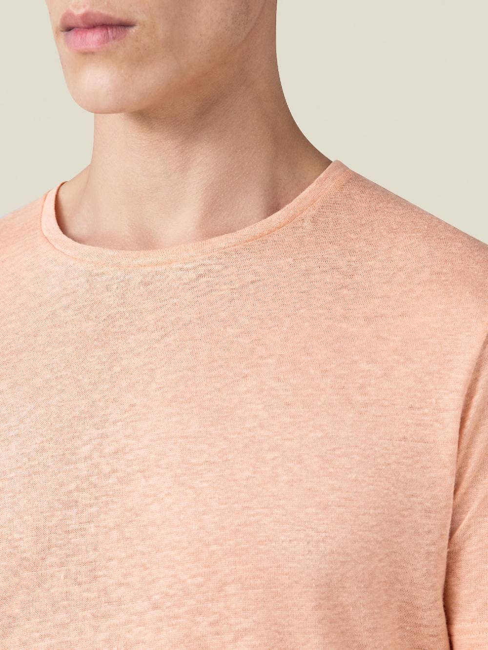 Luca Faloni T-ShirtJersey di Lino Vendite Flash
