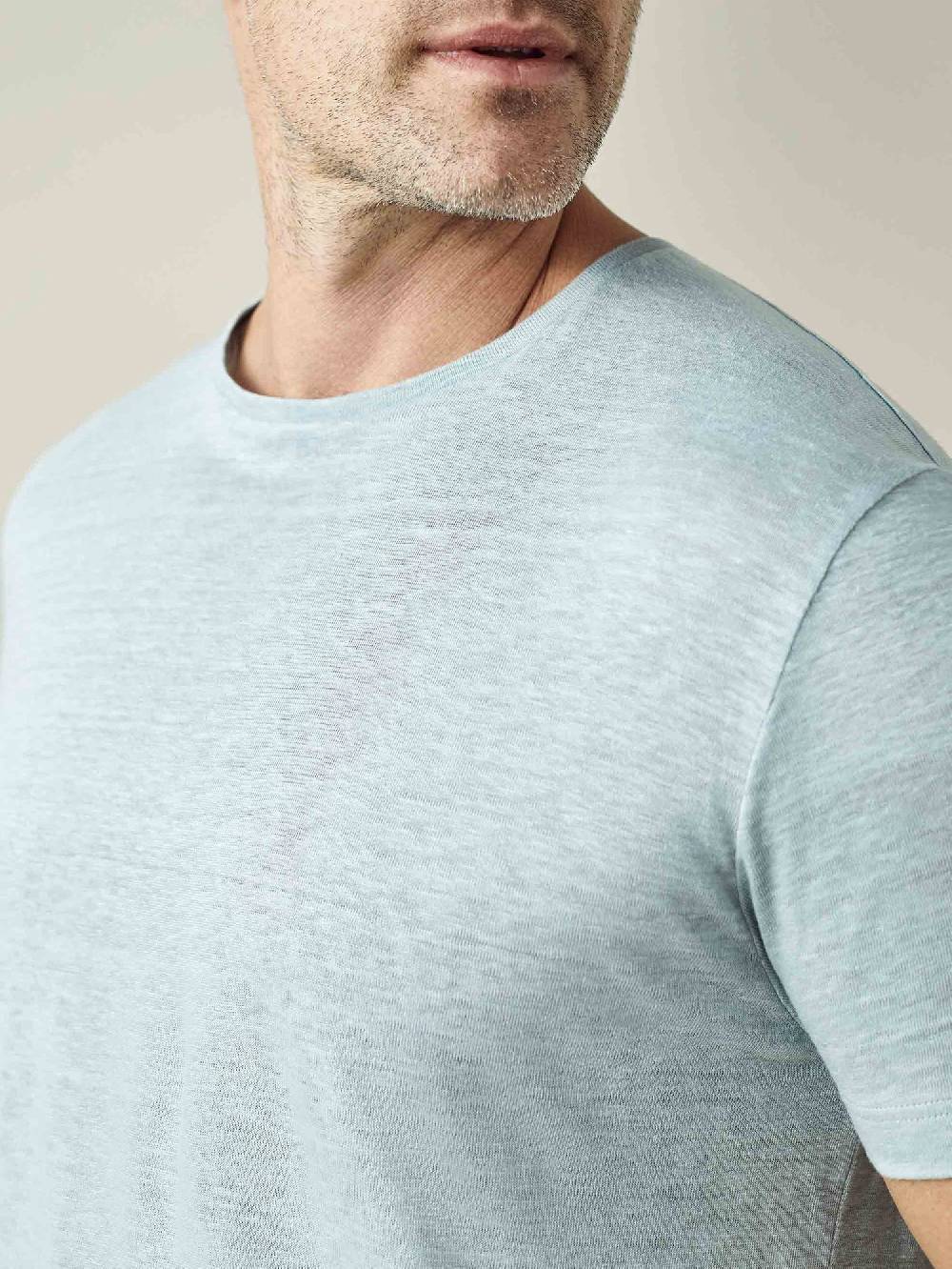 Luca Faloni T-ShirtJersey di Lino In Saldo