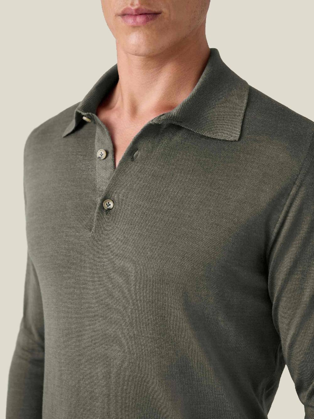 Luca Faloni Knitted PoloSeta-Cashmere In Vendita