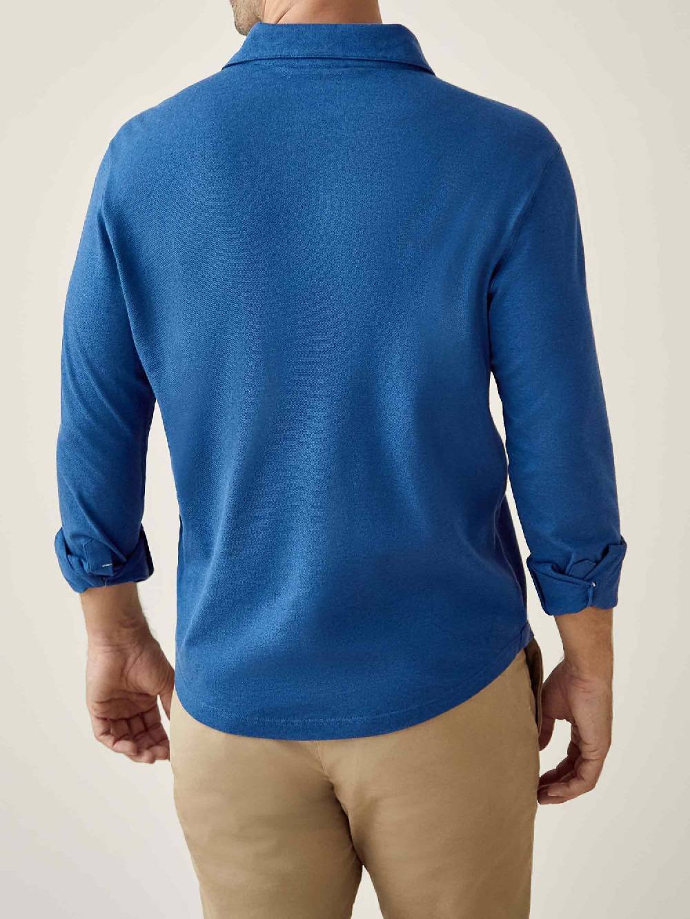 Luca Faloni Brera Polo Piqué di cotone Saldi Di Fabbrica