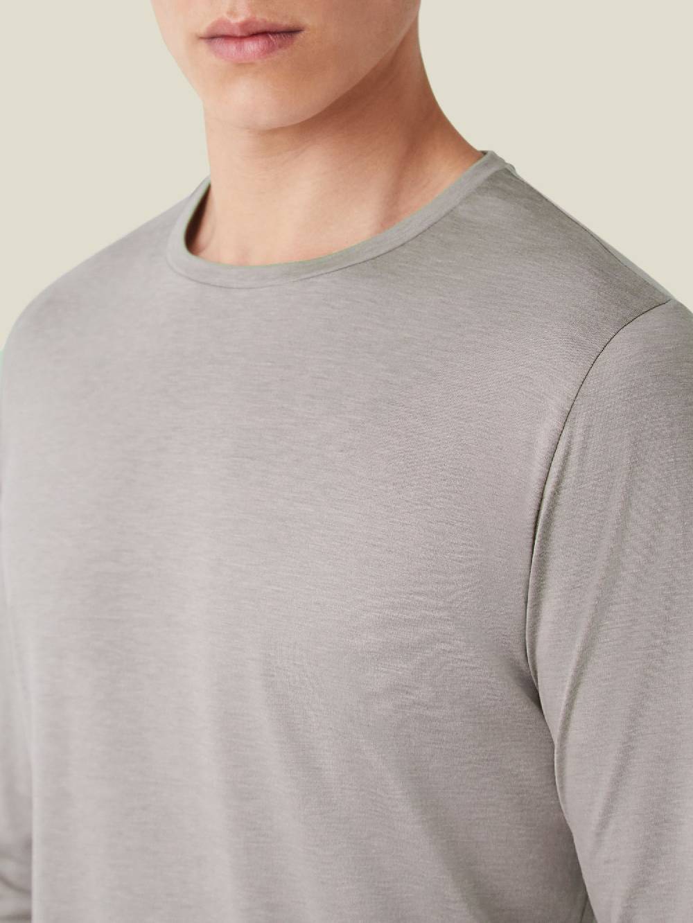 Luca Faloni T-Shirt Maniche LungheSeta Cotone Negozio