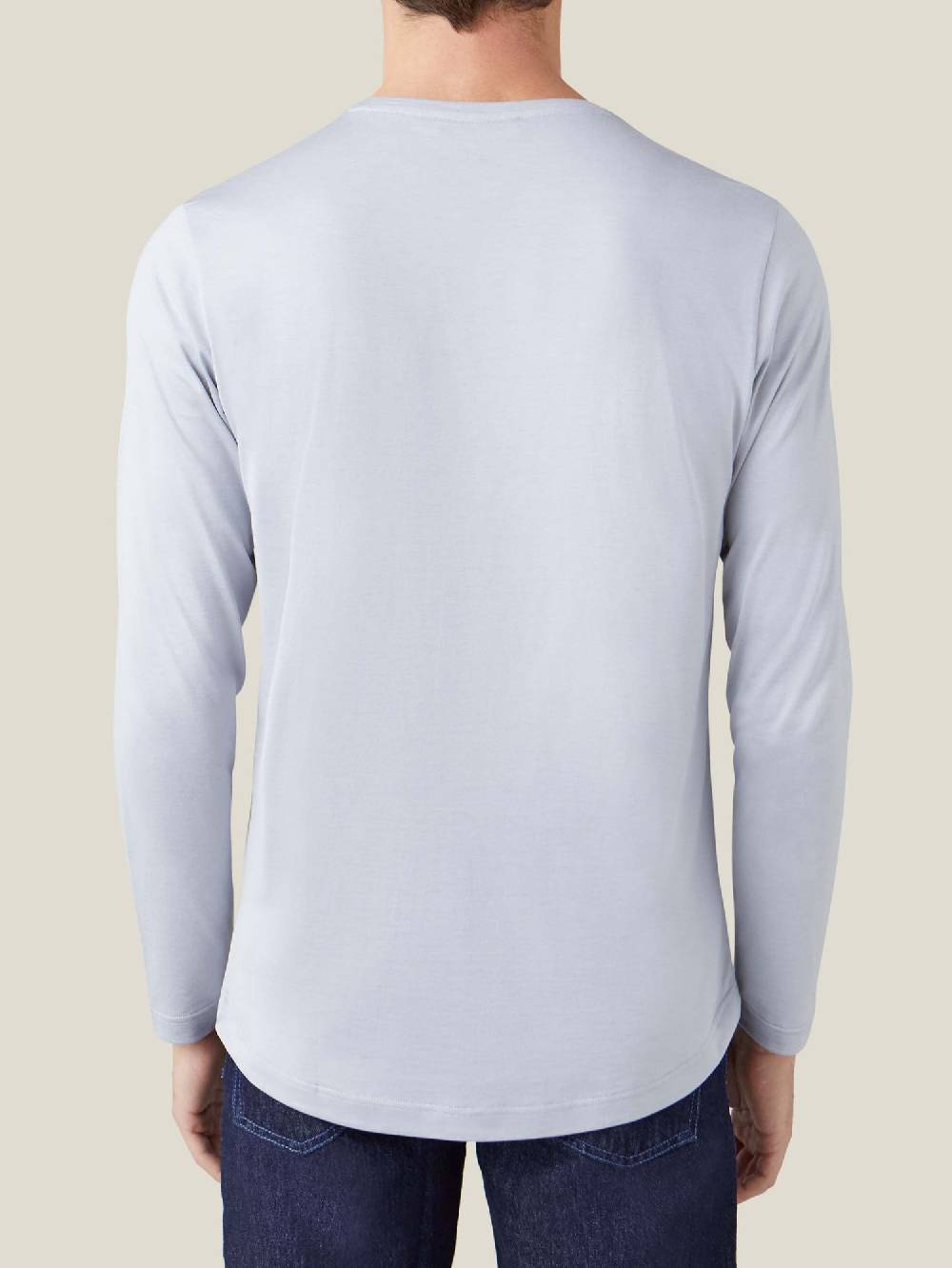 Luca Faloni T-Shirt Maniche LungheSeta Cotone In Saldo