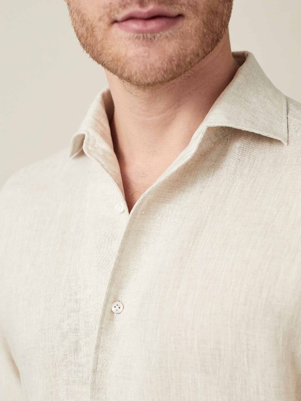 Luca Faloni Camicia PortofinoLino Qualità Garantita